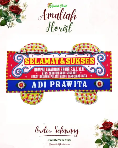 Papan Bunga Ucapan Selamat Banjarrejo